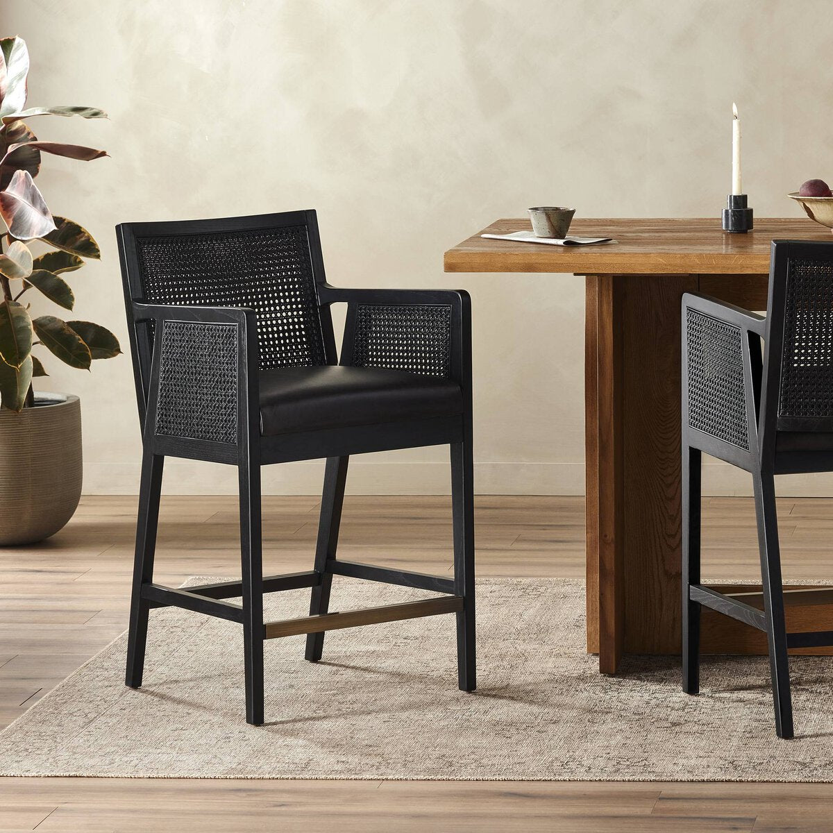 Antonia Cane Counter & Bar Stool