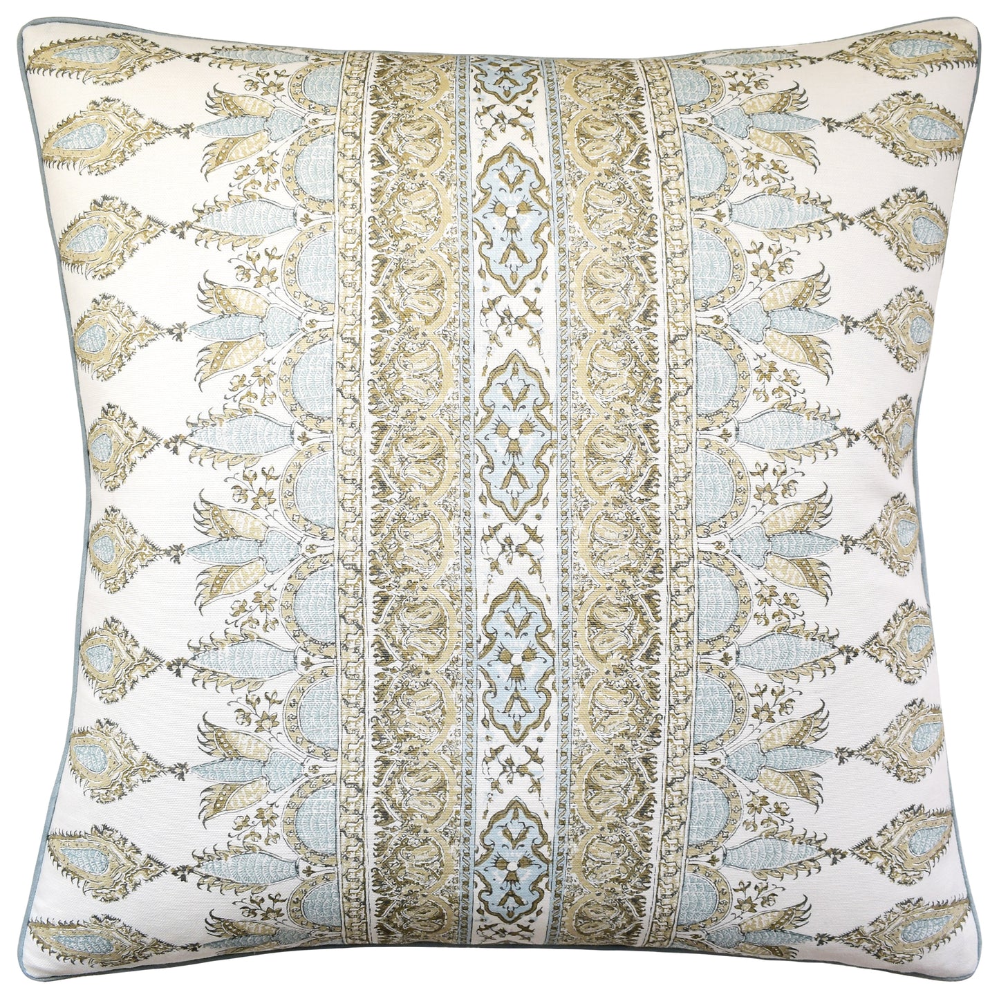Akola Stripe (Beige) Handmade Pillow