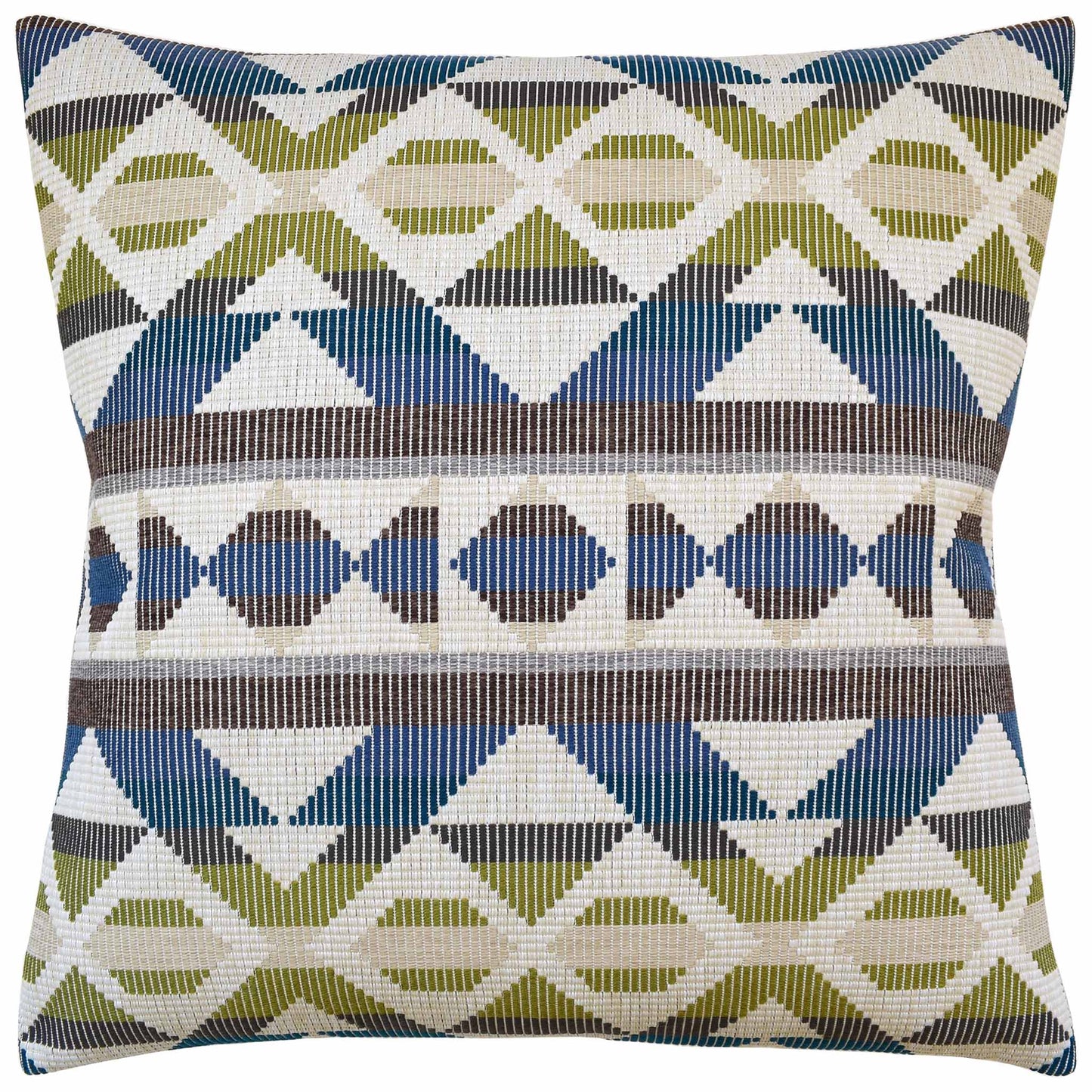 Berber Blanket (Green/Blue) Handmade Pillow