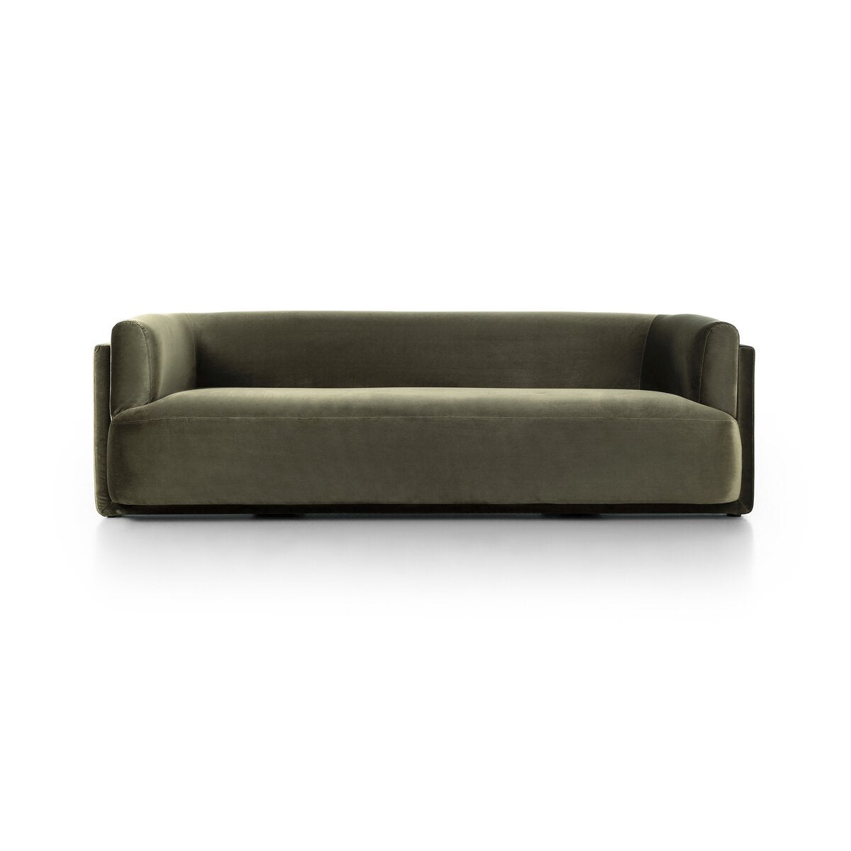 Hartly Performance Green Velvet Sofa