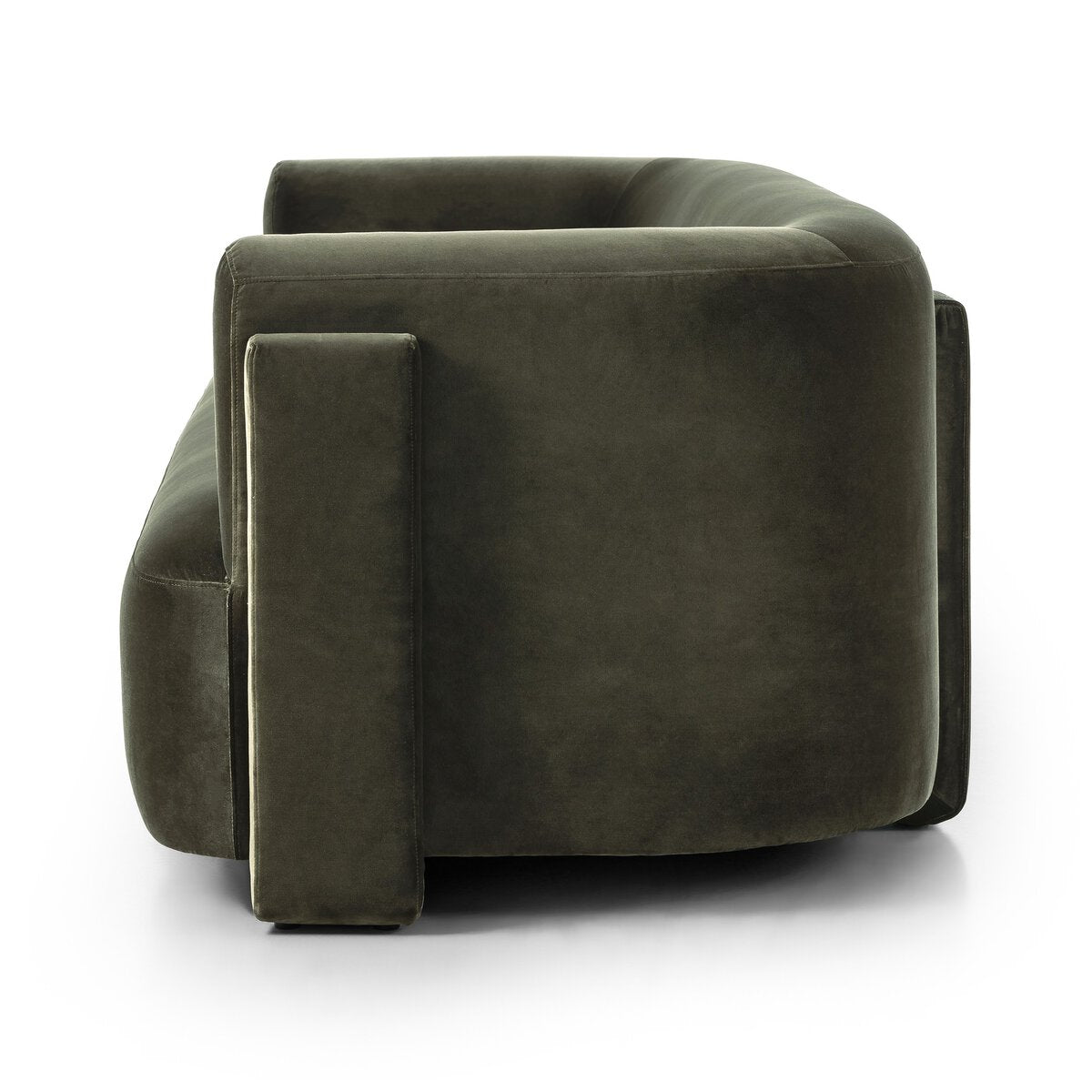 Hartly Performance Green Velvet Sofa