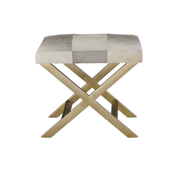 Hudson Cross Base Ottoman