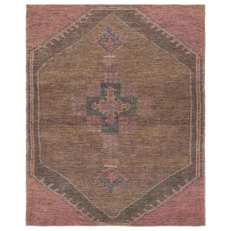Elaida Pink/Brown Rug