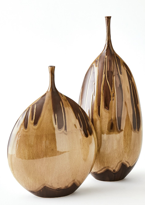 Umber Splash Bottles - Pair