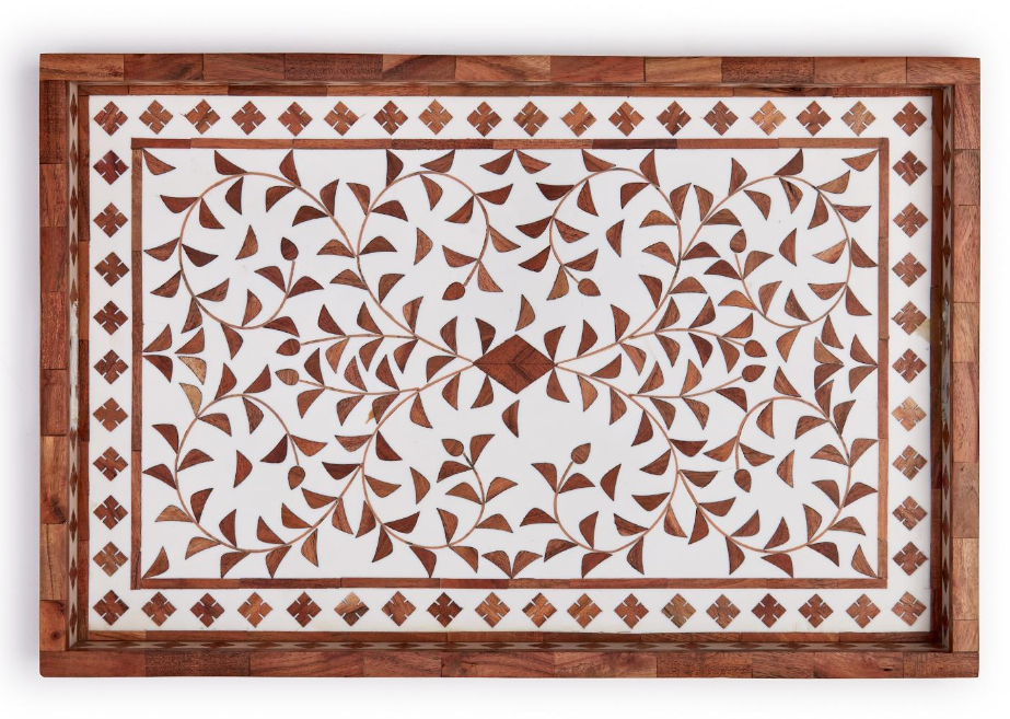 Jaipur Palace Natural Serving Tray