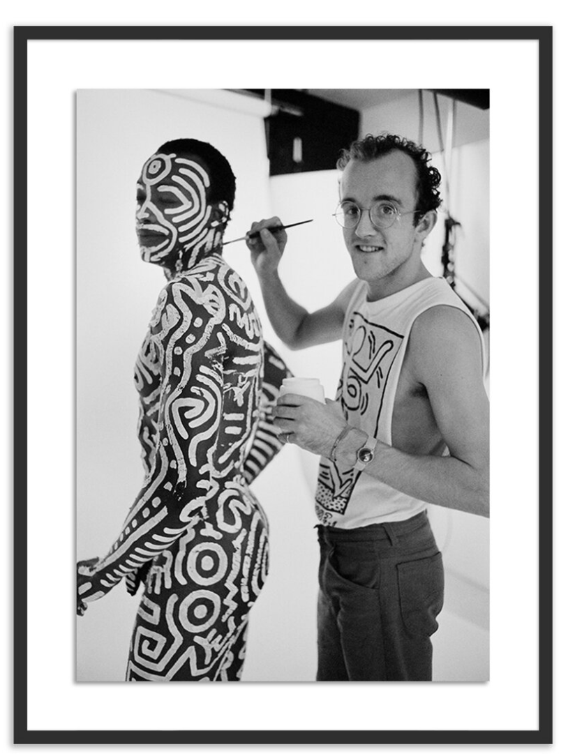 Keith Haring and Bill T. Jones