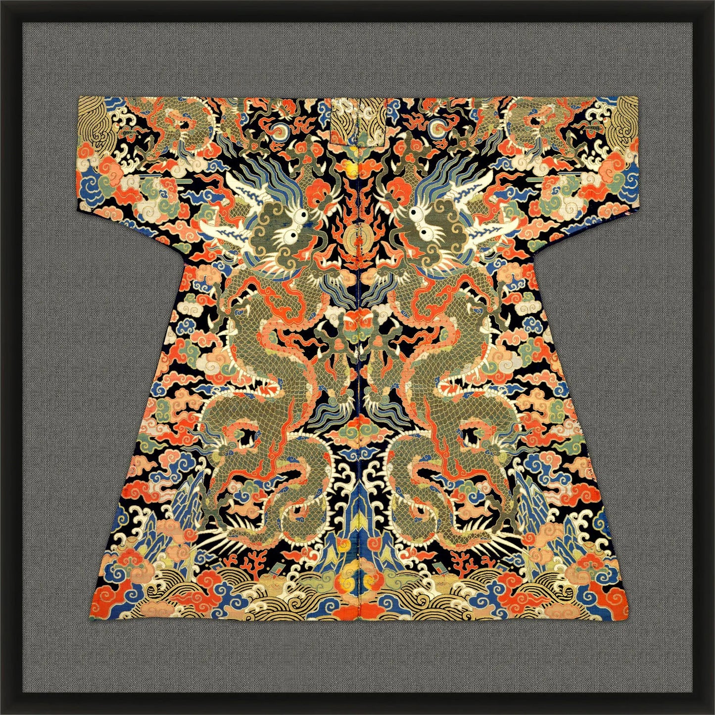 Velvet Textile Dragon Robe