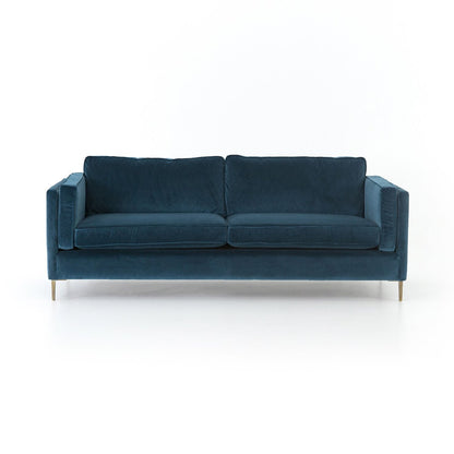 Emery Navy Velvet Sofa