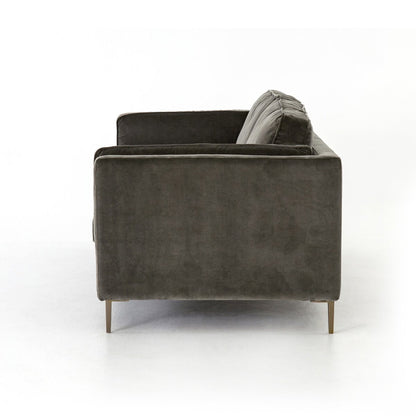 Emery Charcoal Velvet Sofa