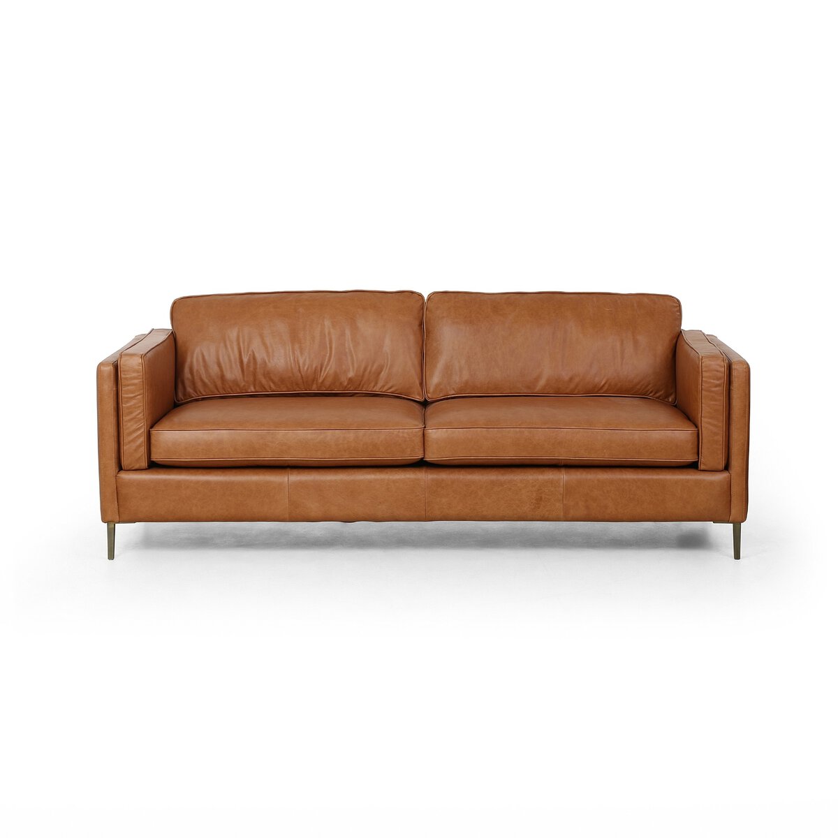 Emery Butterscotch Leather Sofa