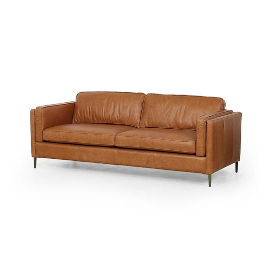 Emery Butterscotch Leather Sofa