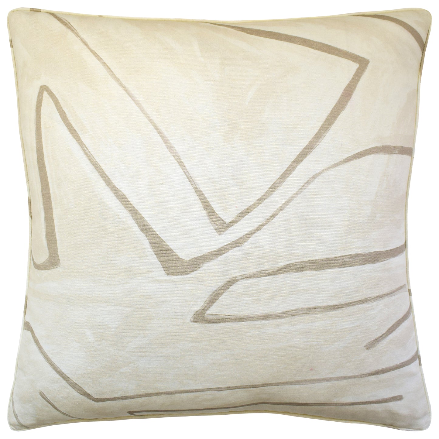 Graffito (Parchment) Handmade Pillow