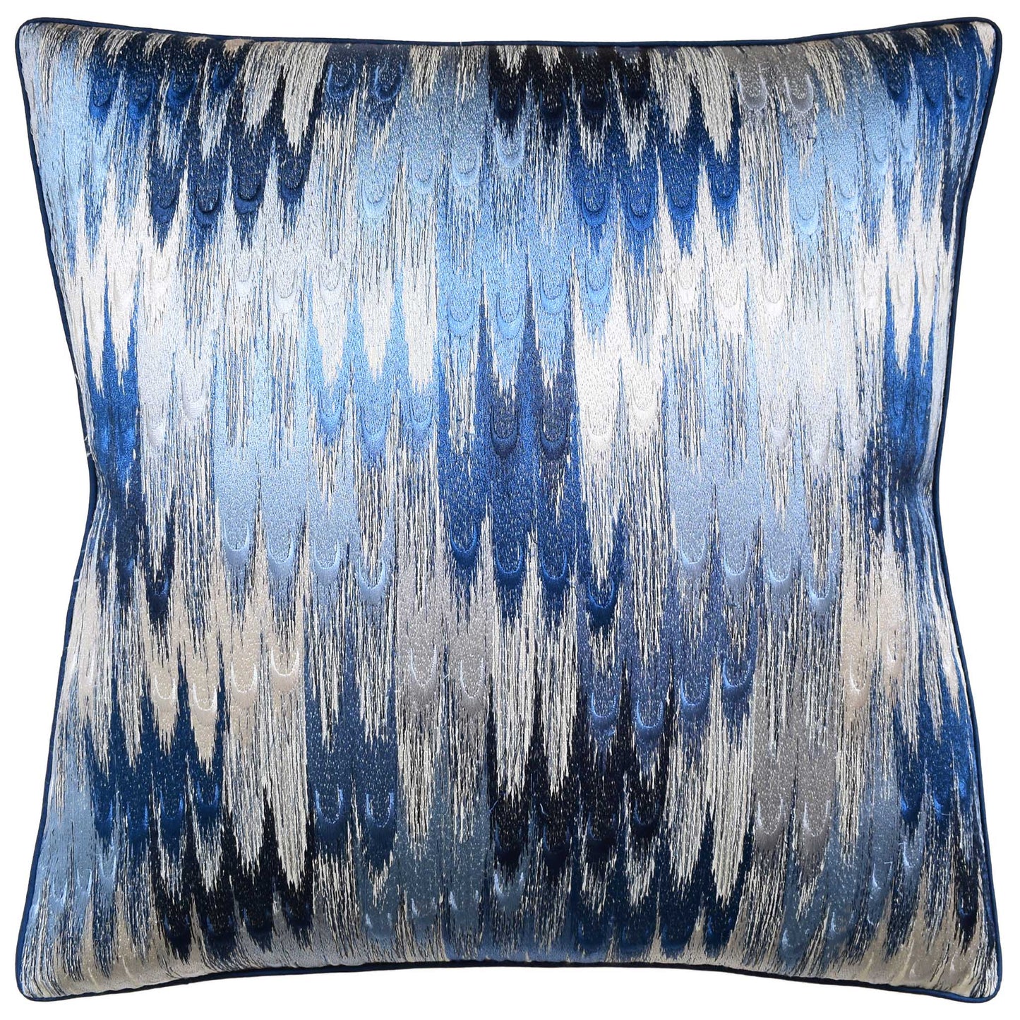 Duval EMB (Sky/Lapis) Handmade Pillow