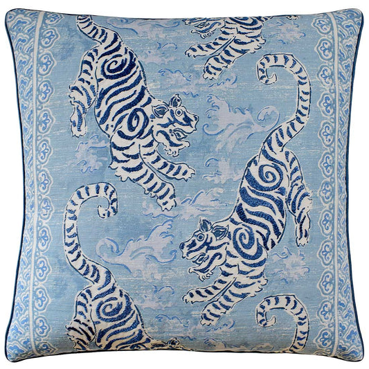 Bongol Print (Sky) Handmade Pillow