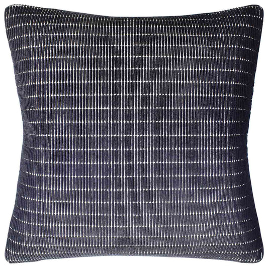 Tally Stripe (Noir) Handmade Pillow