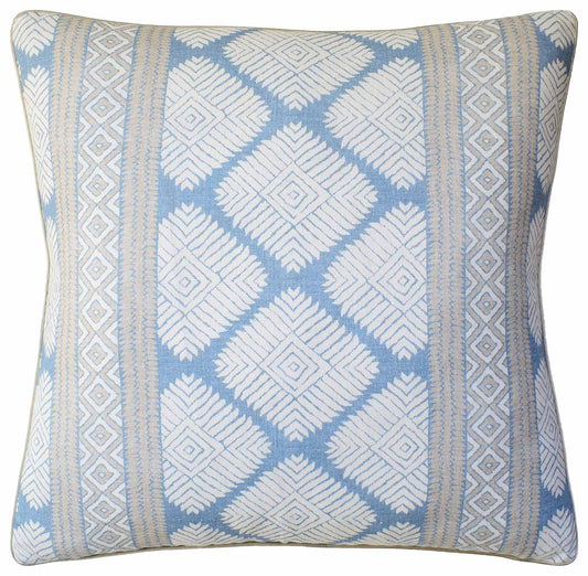 Austin (Sea Blue) Handmade Pillow