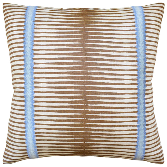 Frenzy Stripe (Saddle) Handmade Pillow