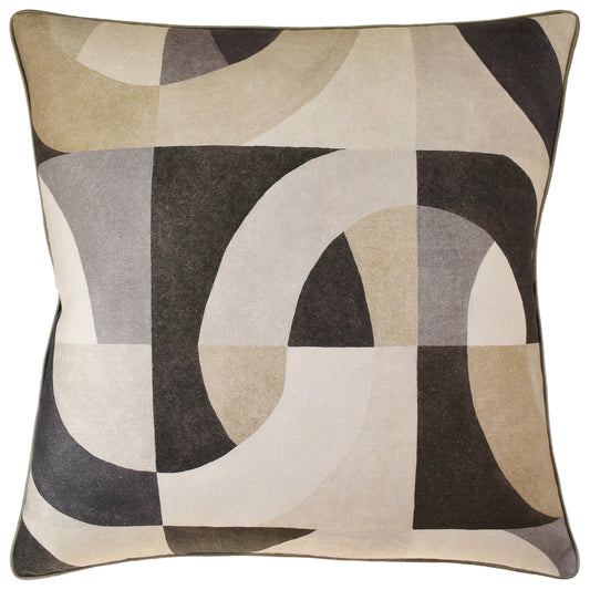 Colonnade (Onyx) Handmade Pillow