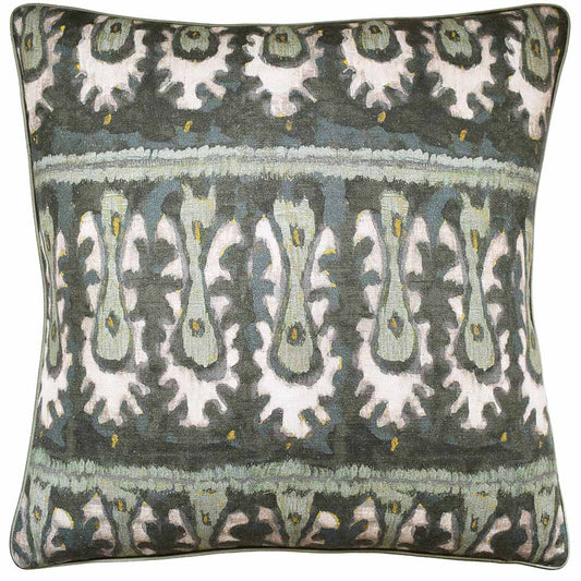 Batik Tribal (Hunter Jade) Handmade Pillow