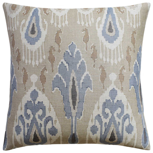 Ikat Bokhara (Sand) Handmade Pillow