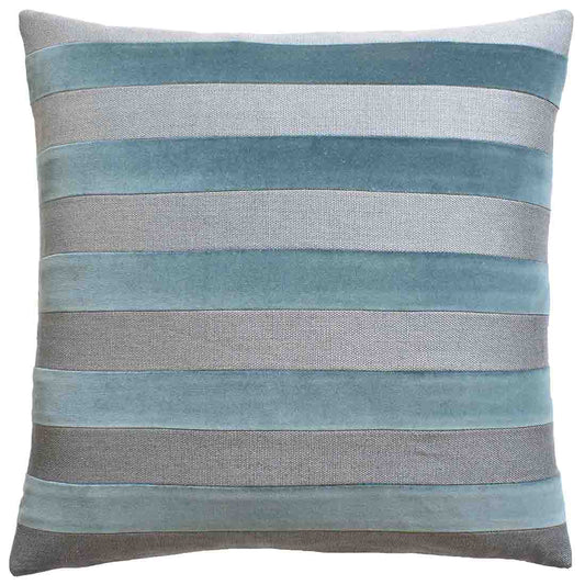 Parker Stripe (Storm) Handmade Pillow