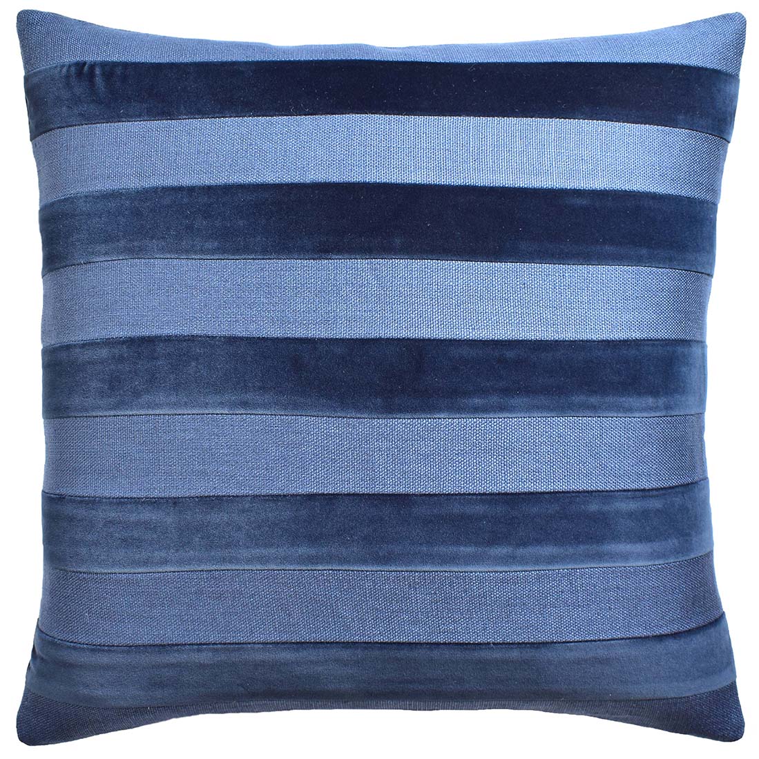 Parker Stripe (Navy) Handmade Pillow