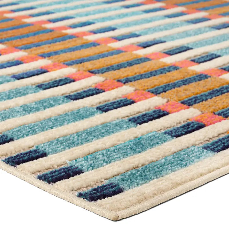 Alina Orange/Blue Rug