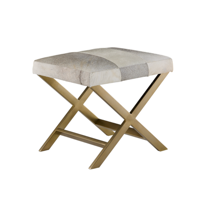 Hudson Cross Base Ottoman