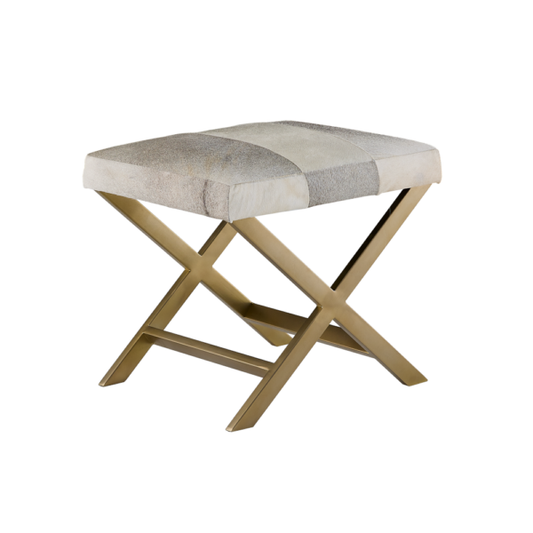 Hudson Cross Base Ottoman
