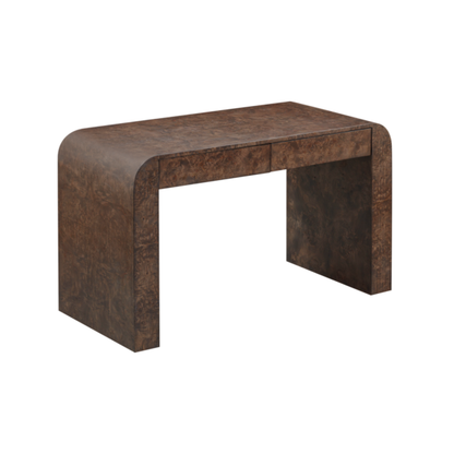 Brea Desk - Chocolate Burl