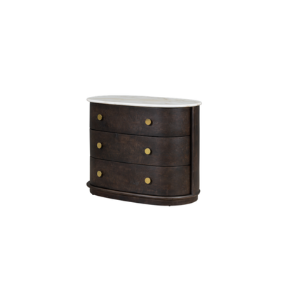 Greer Three Drawer Nightstand