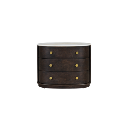 Greer Three Drawer Nightstand