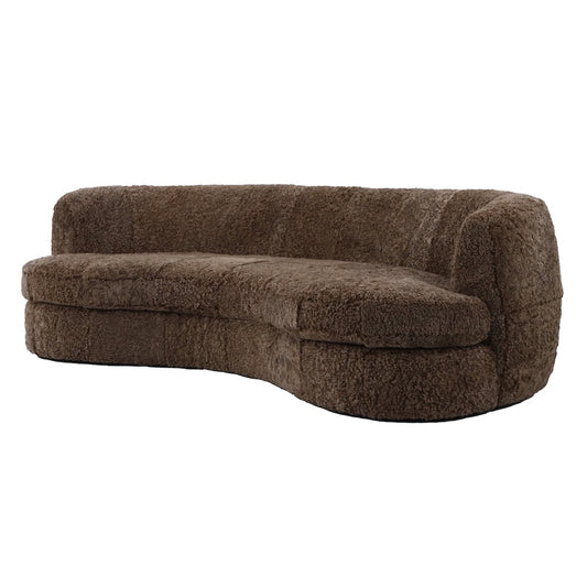 Sennon Curved Sheepskin Sofa