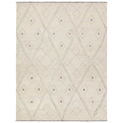 Hadi White/Neutral Handmade Rug