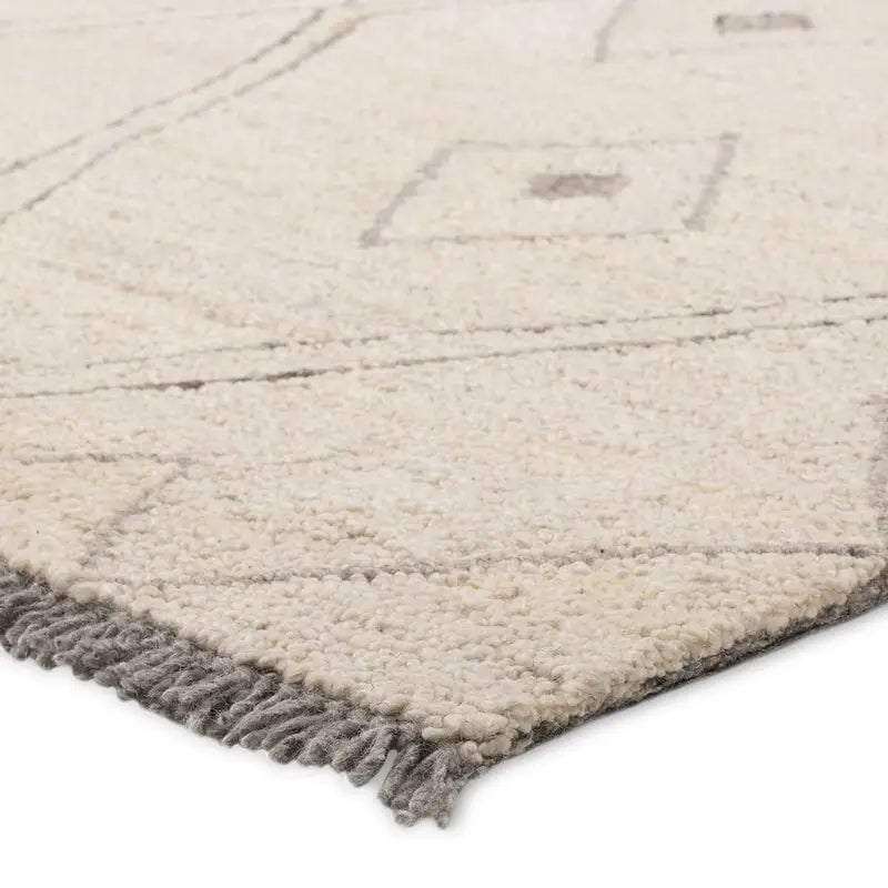 Hadi White/Neutral Handmade Rug