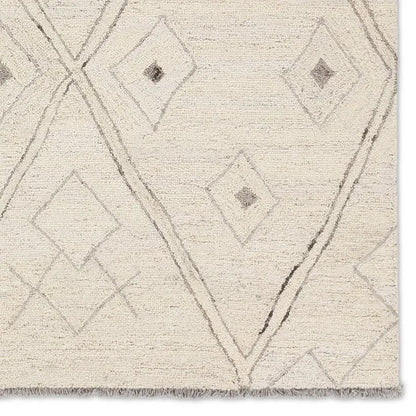 Hadi White/Neutral Handmade Rug