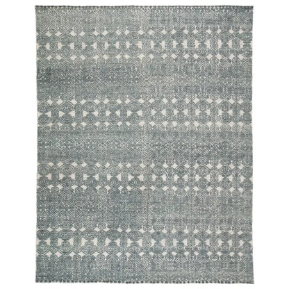 Reign Blue/Silver Handmade Rug