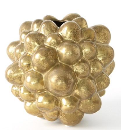 Brass Bubble Vase