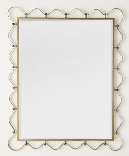 Les Vagues Mirror - Brass