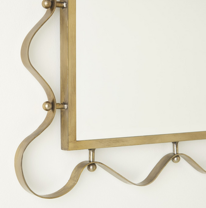 Les Vagues Mirror - Brass