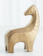 Les Animaux - Cheval - Matte Antique Gold