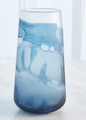 Glacier Vase-Blue-Sm