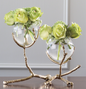 Twig 2 Vase Holder - Brass