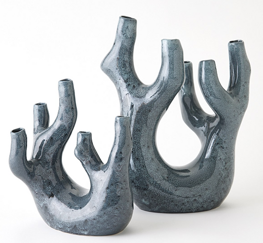 Creation Vases - Gloss Reactive Blue