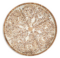 Jaipur Palace Natural/White Round Serving Tray (Copy)