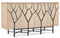 Branched Four Door Entertainment Credenza