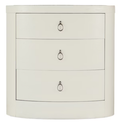 Serenity Wavecrest Oval Nightstand
