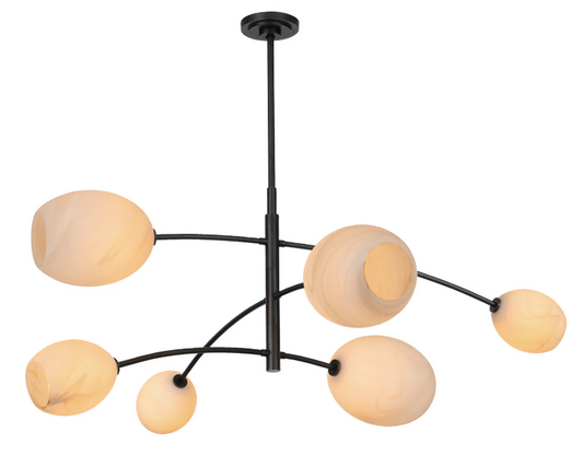 Artemis Chandelier - Alabaster Black