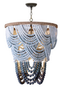 Ombre Wood Chandelier