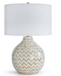 Chevron Bone Table Lamp